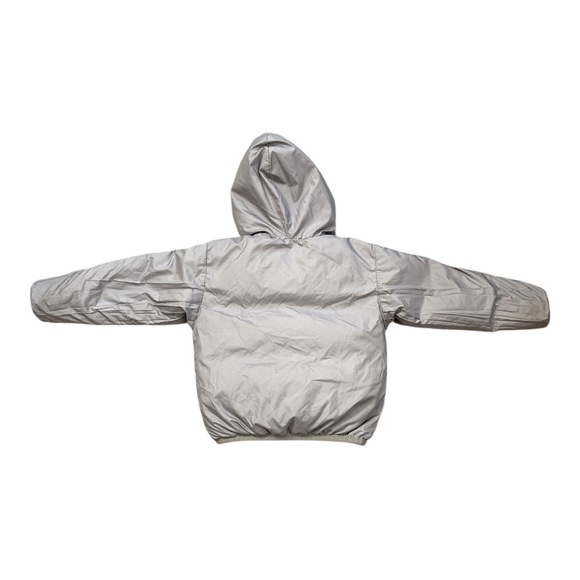 The North Face Long Sleeve Hooded 1996 Retro Nuptse Jacket 550 Black Gray 2T - Picture 6 of 11